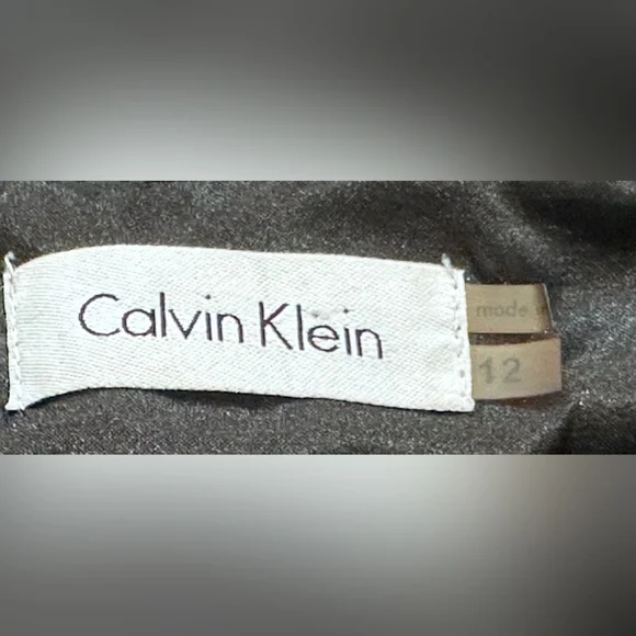 🖤🖤Calvin Klein Women’s Black Ruffle Spaghetti Strap Dress -🖤🖤 - Picture 7 of 9